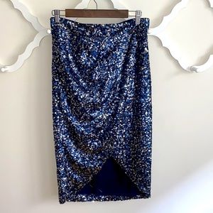 Eliza J Sequin Skirt
